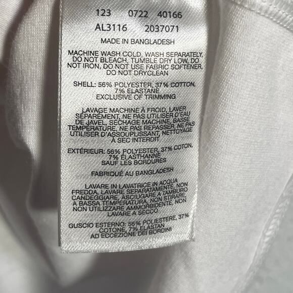 Columbia Women's Deschutes Valley™ Cropped T-Shirt white/blue/peach Small - Picture 5 of 6